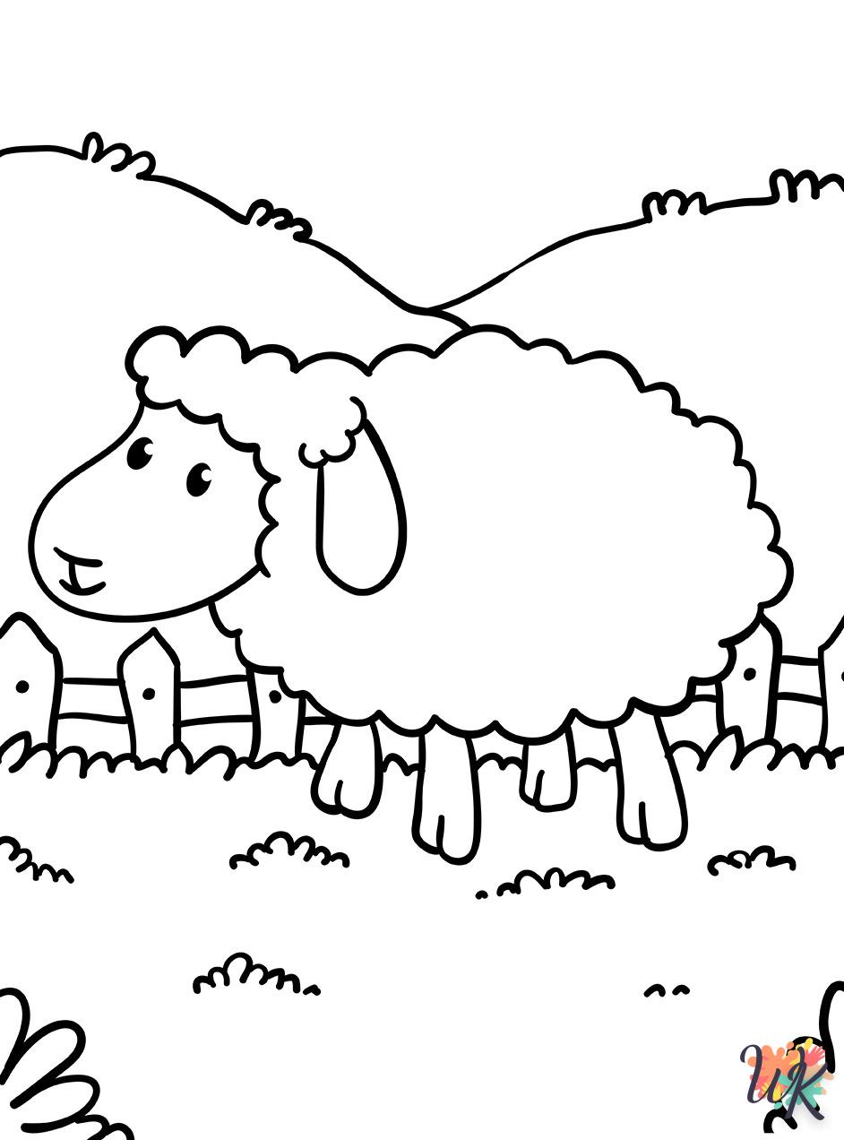 Dibujos para Colorear Animal de granja 19