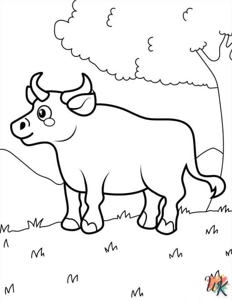 Dibujos para Colorear Animal de granja 2