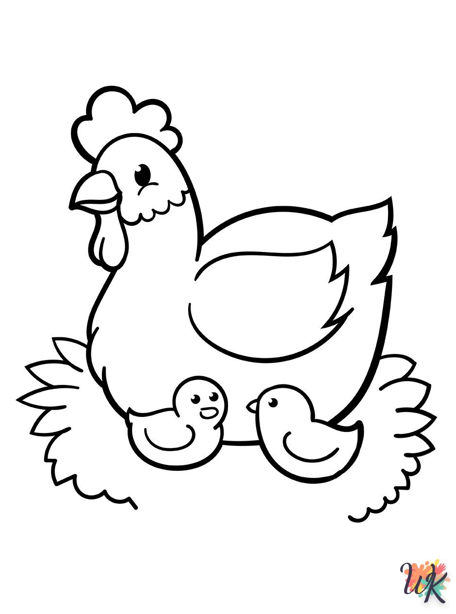 Dibujos para Colorear Animal de granja 25