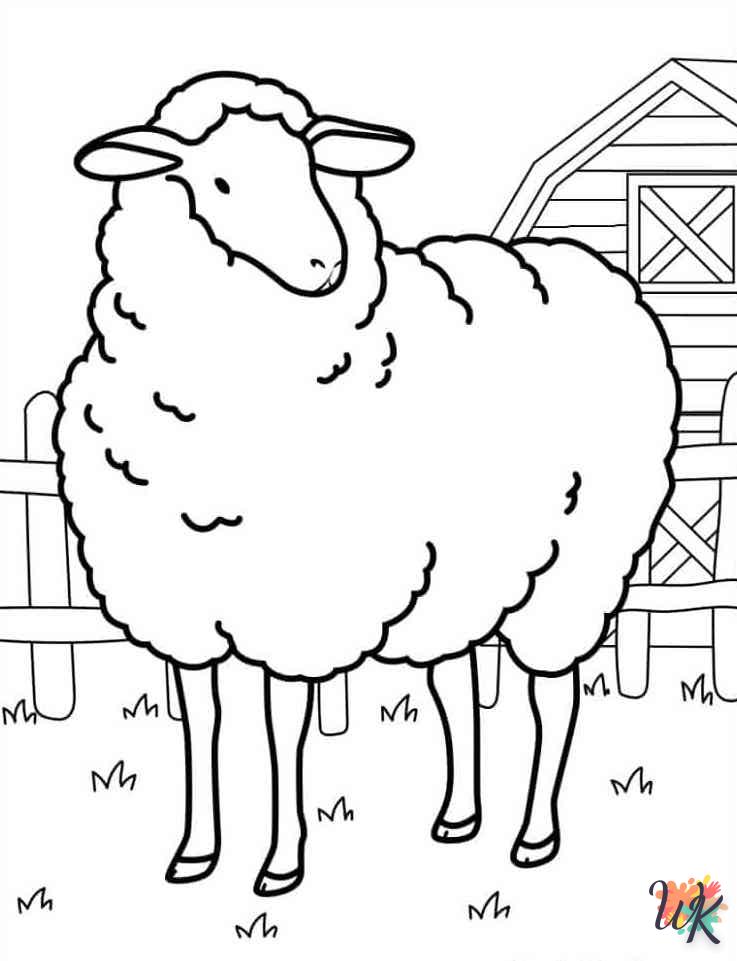 Dibujos para Colorear Animal de granja 33