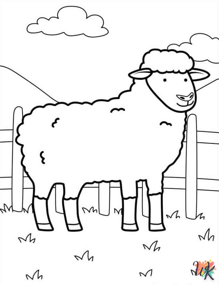 Dibujos para Colorear Animal de granja 7