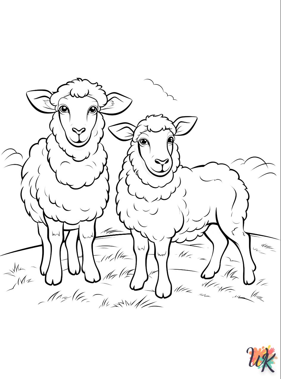 Dibujos para Colorear Animal de granja 9