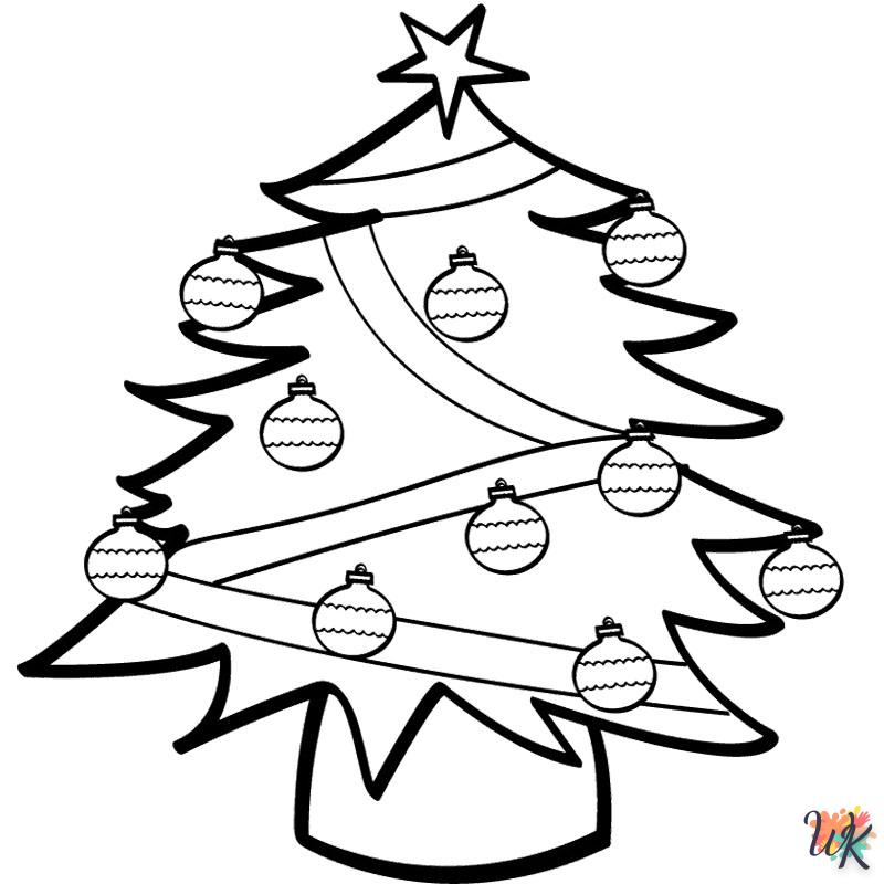 Dibujos para Colorear Bolas Navidad 12