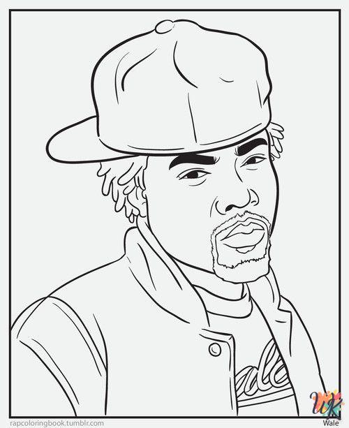 Dibujos para Colorear Hip hop 2