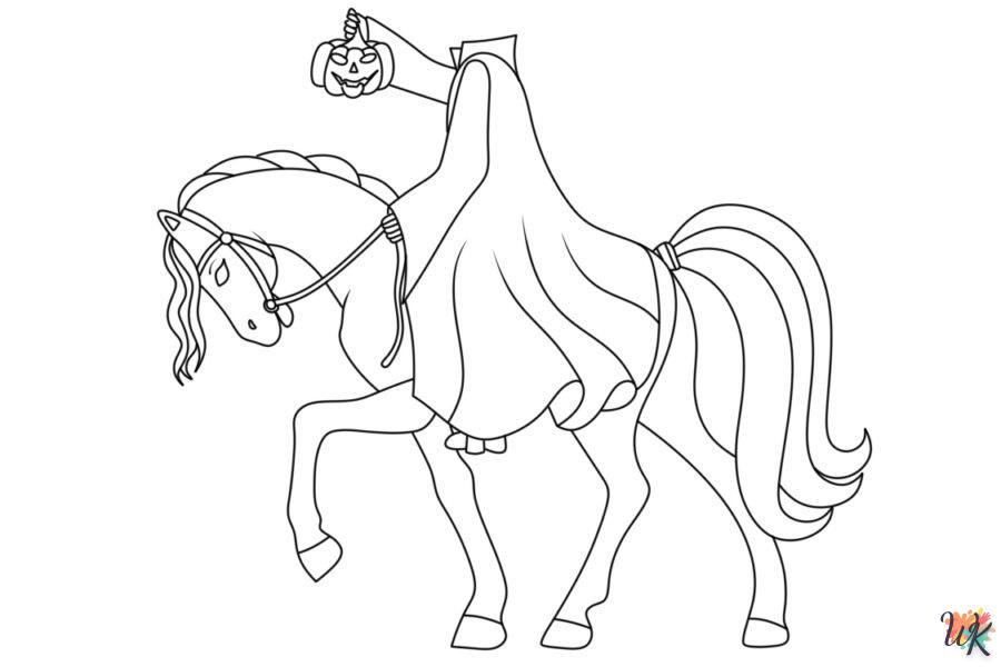 Dibujos Para Colorear Jinete Sin Cabeza | Descargar Ahora