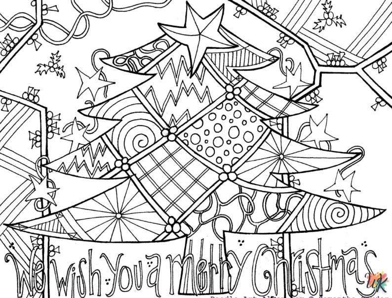 Dibujos para Colorear Navidad 109