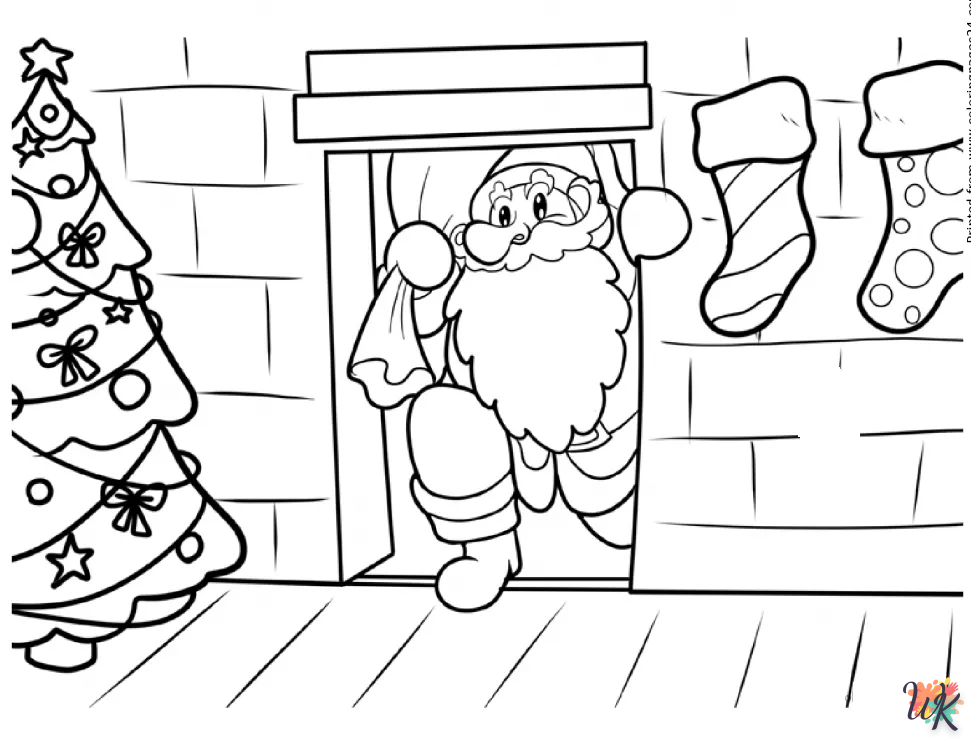Dibujos para Colorear Navidad 117