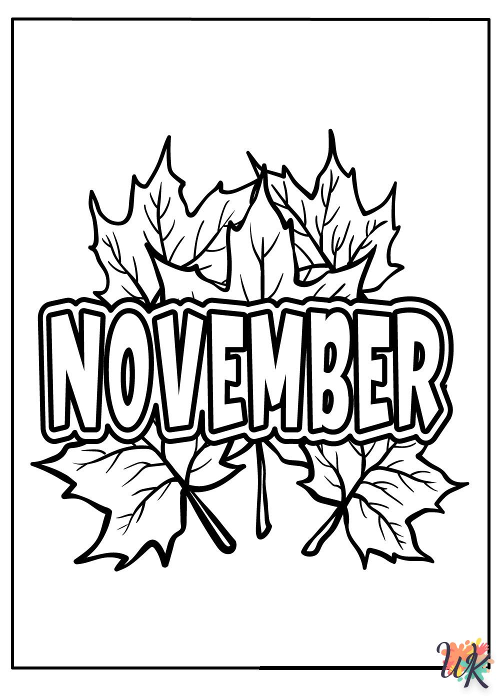 Dibujos para Colorear November 23