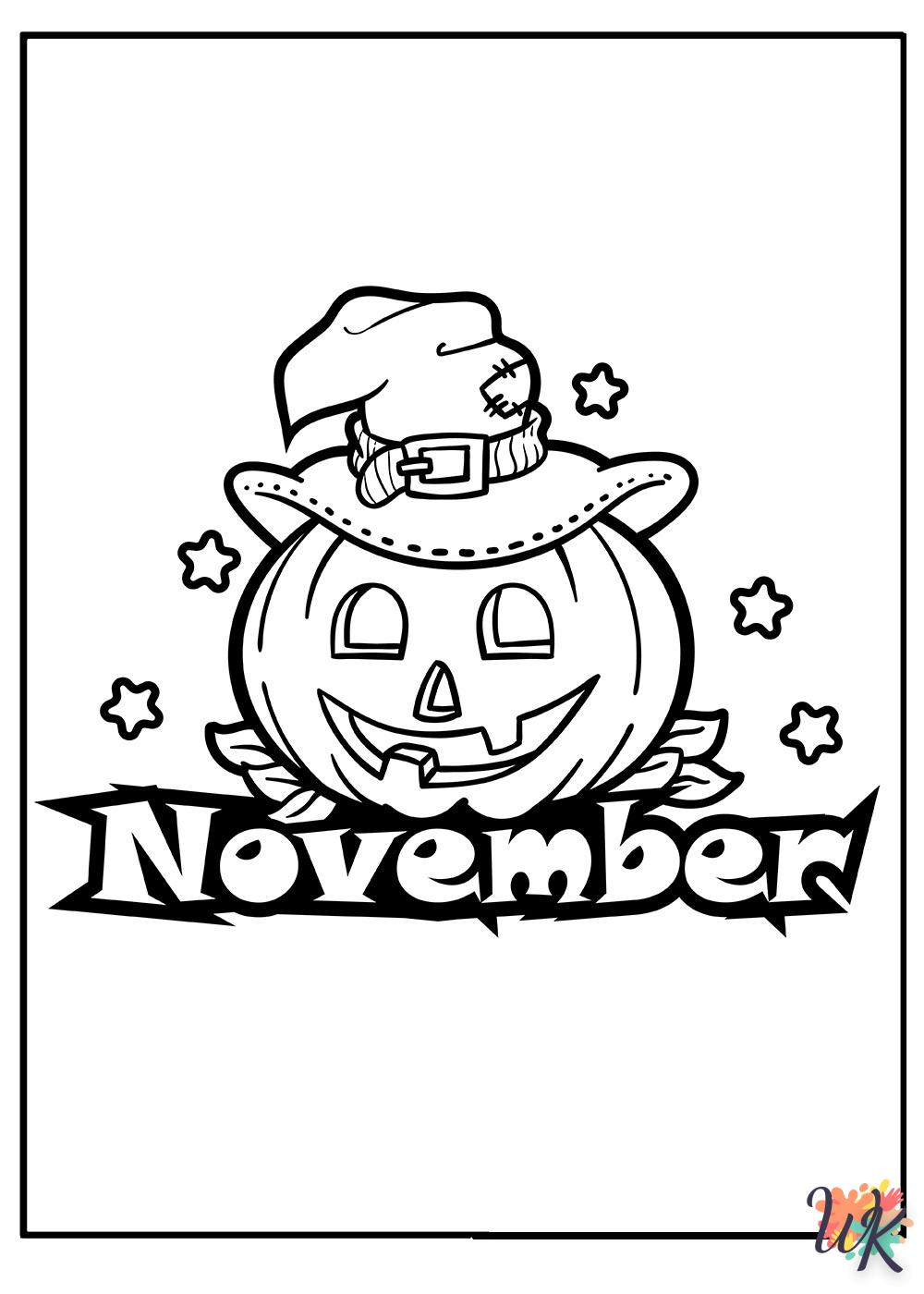 Dibujos para Colorear November 24