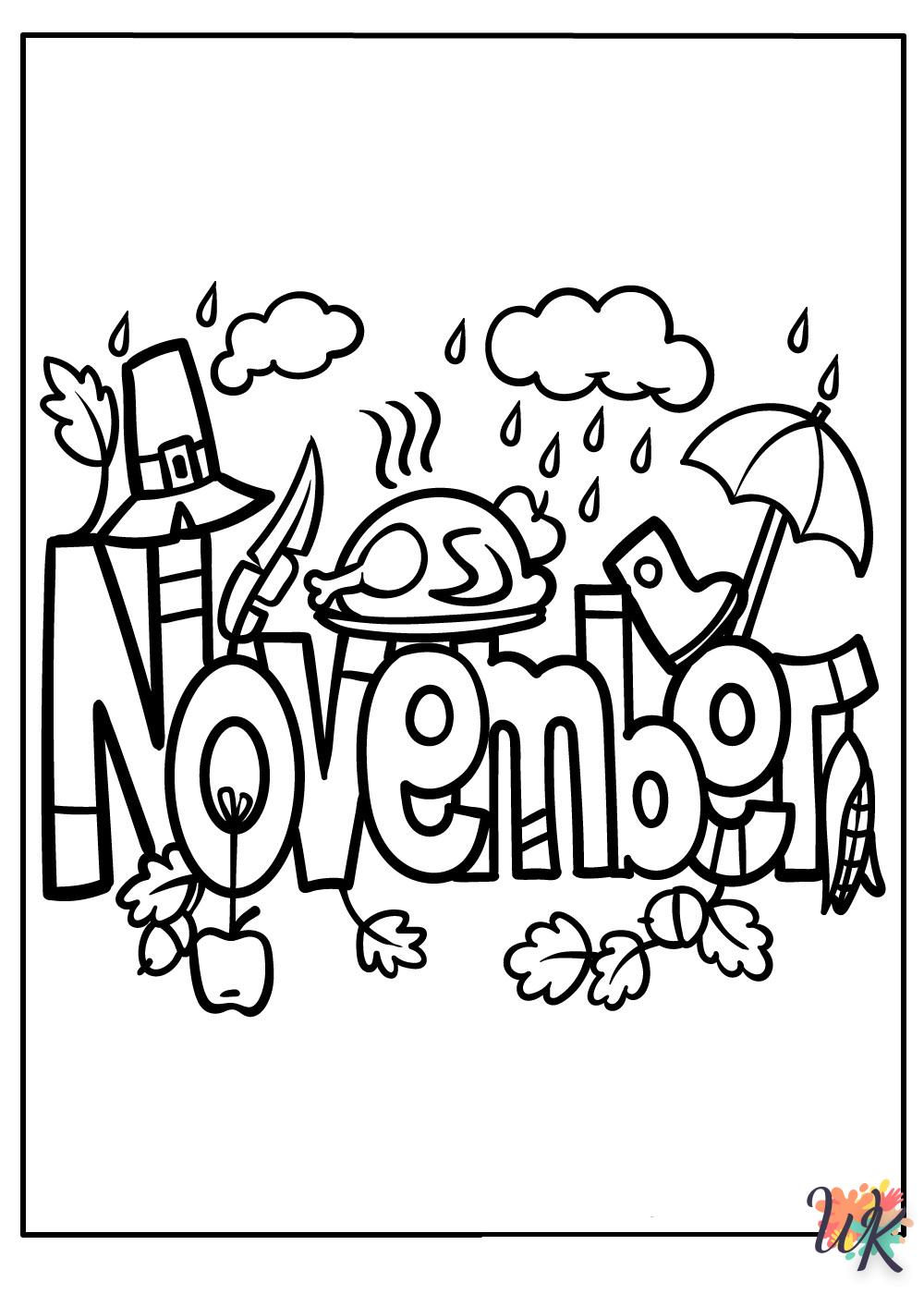 Dibujos para Colorear November 29