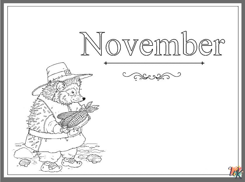 Dibujos para Colorear November 35