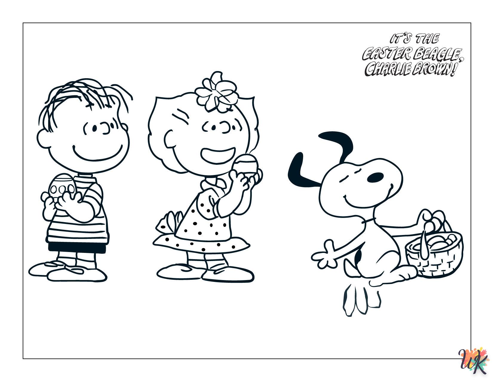 Dibujos para Colorear Peanuts 18