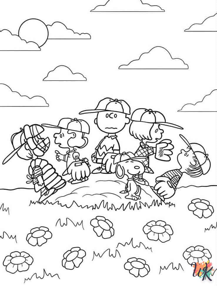 Dibujos para Colorear Peanuts 27