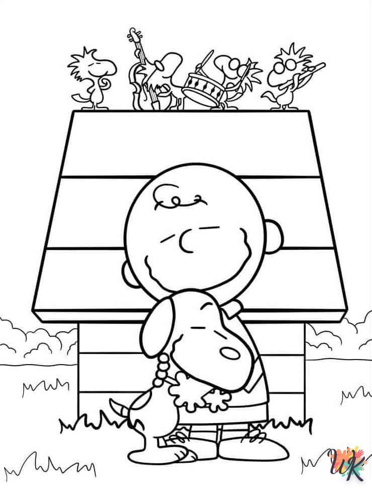 Dibujos para Colorear Peanuts 28