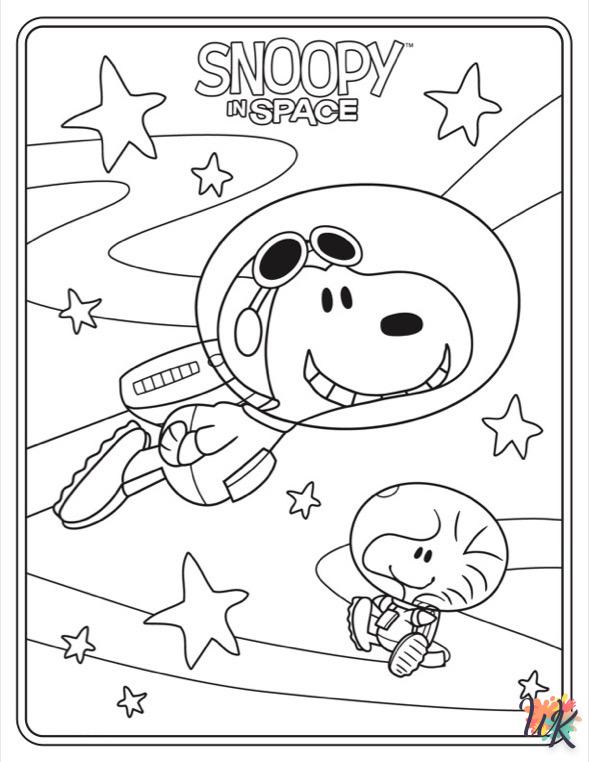 Dibujos para Colorear Peanuts 38