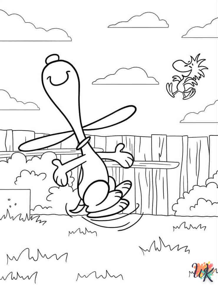 Dibujos para Colorear Peanuts 42