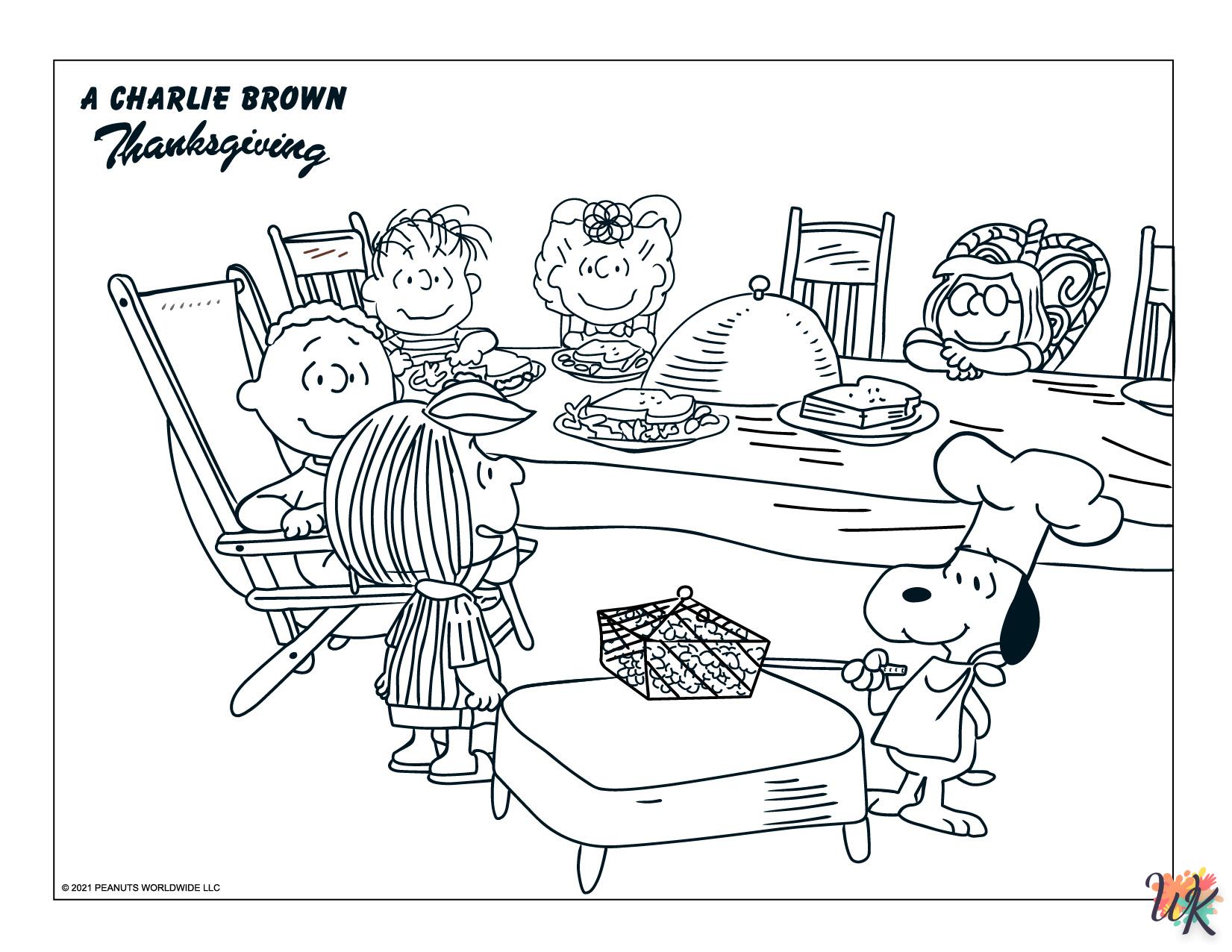 Dibujos para Colorear Peanuts 51