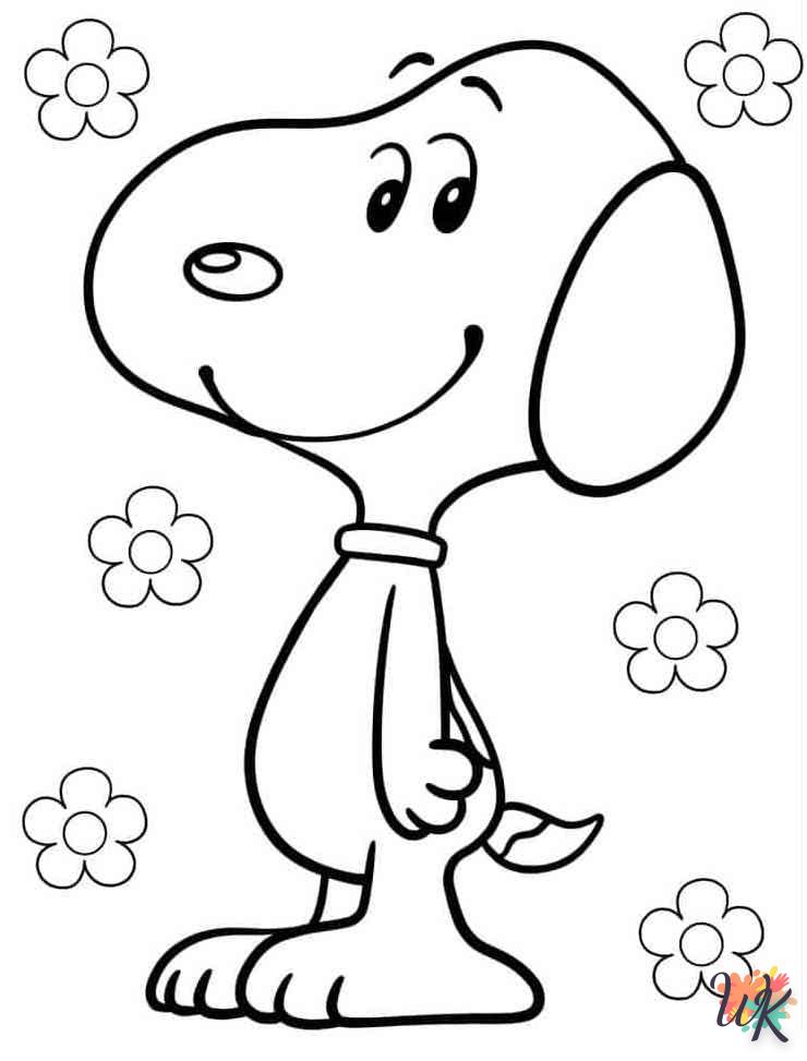 Dibujos para Colorear Peanuts 54