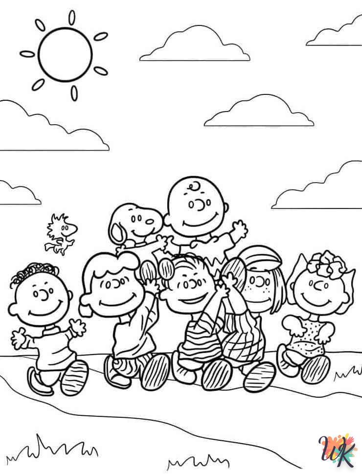 Dibujos para Colorear Peanuts 56