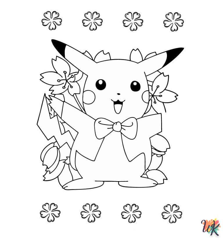 Dibujos para Colorear Pokemon Navidad 20
