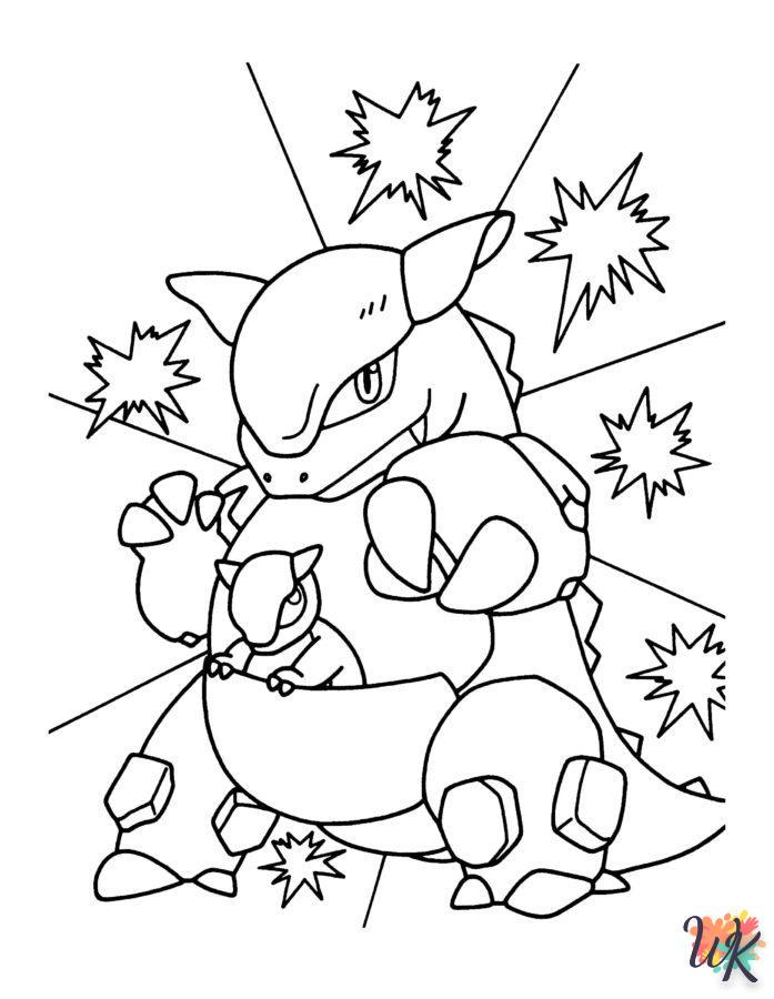 Dibujos para Colorear Pokemon Navidad 9