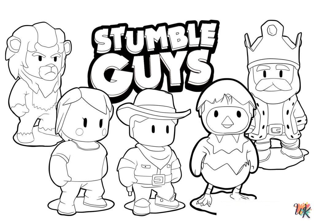 Dibujos para Colorear Stumble Guys 13