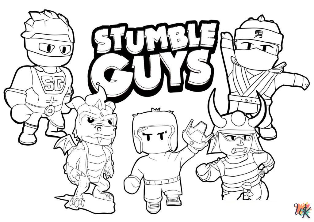 Dibujos para Colorear Stumble Guys 16