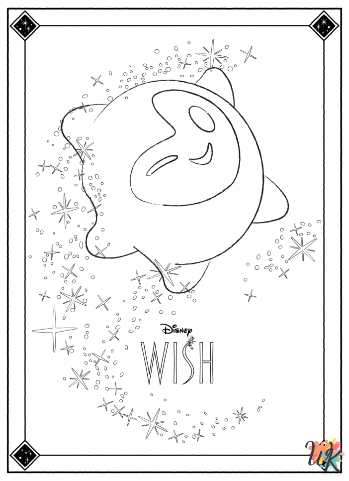Dibujos para Colorear Wish 1