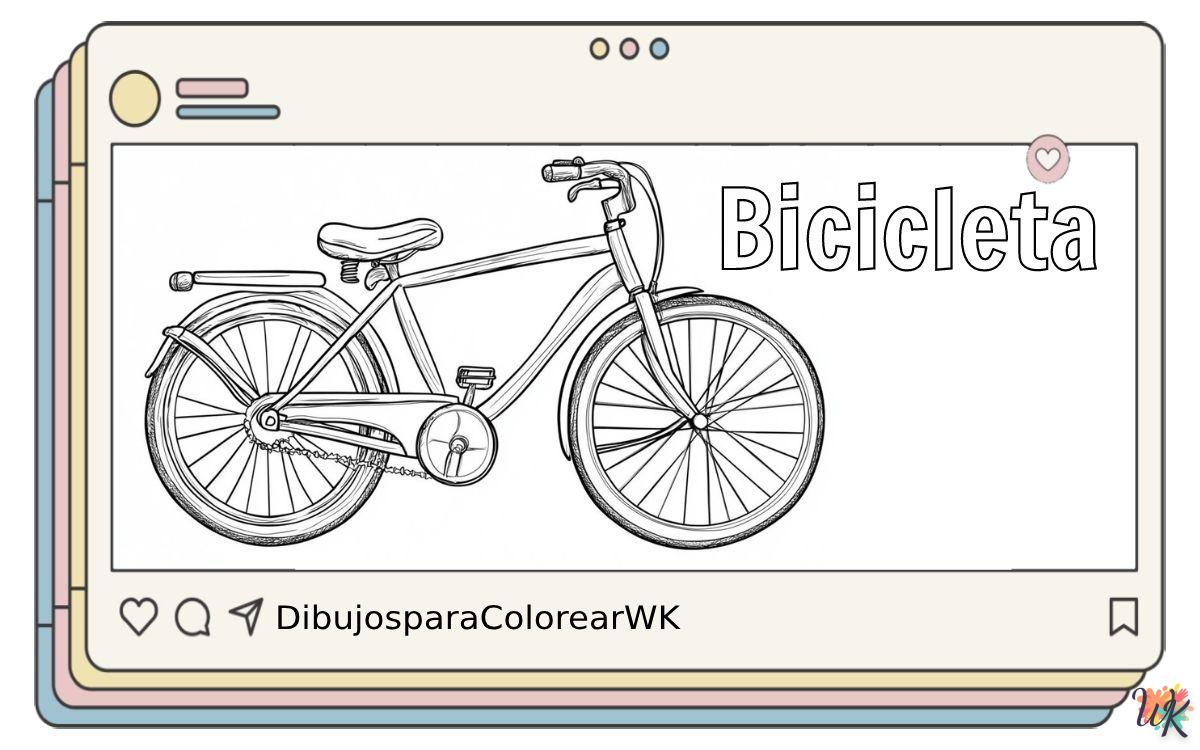 44 Dibujos Para Colorear Bicicleta