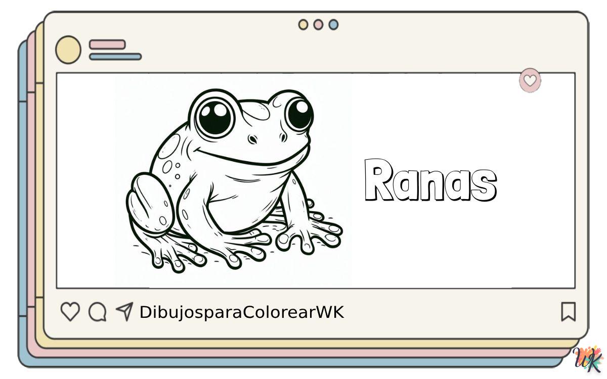 52 Dibujos Para Colorear Ranas