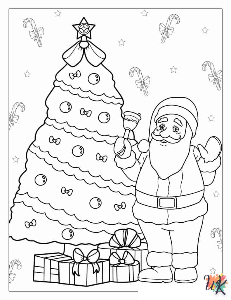 Dibujos para Colorear Arboles de Navidad 57