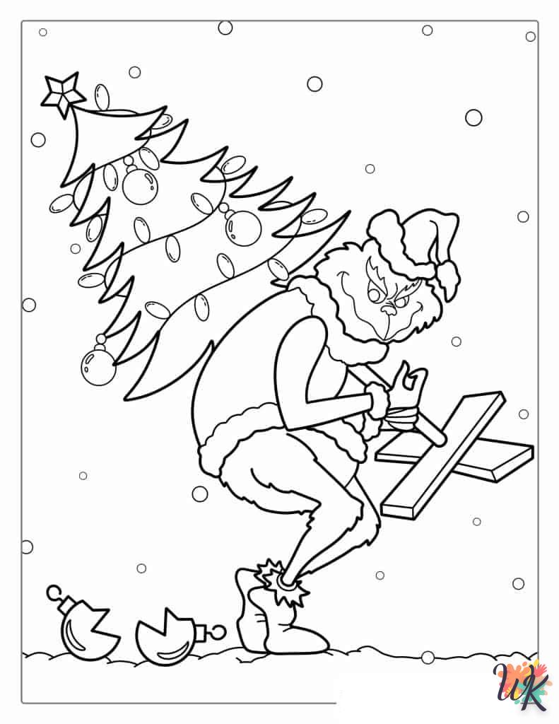 Dibujos para Colorear Arboles de Navidad 65