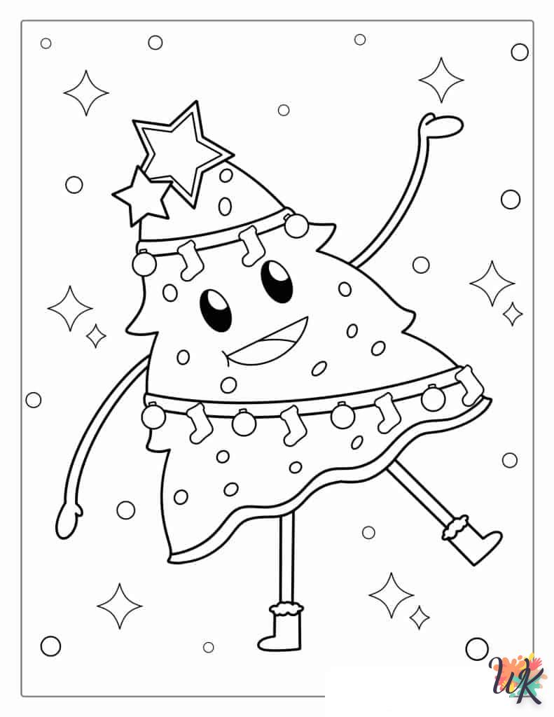 Dibujos para Colorear Arboles de Navidad 66