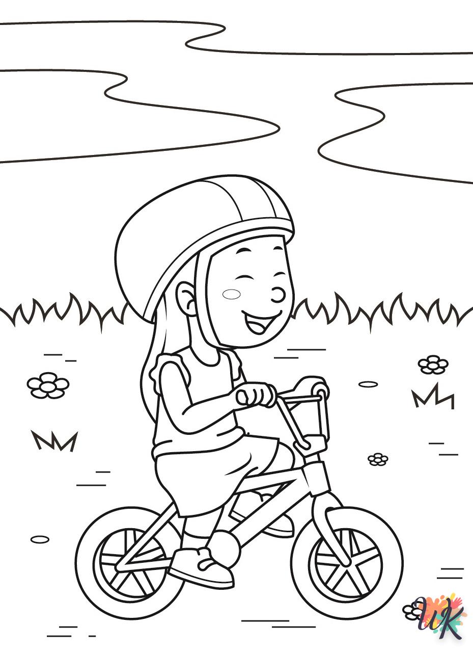 Dibujos para Colorear Bicicleta