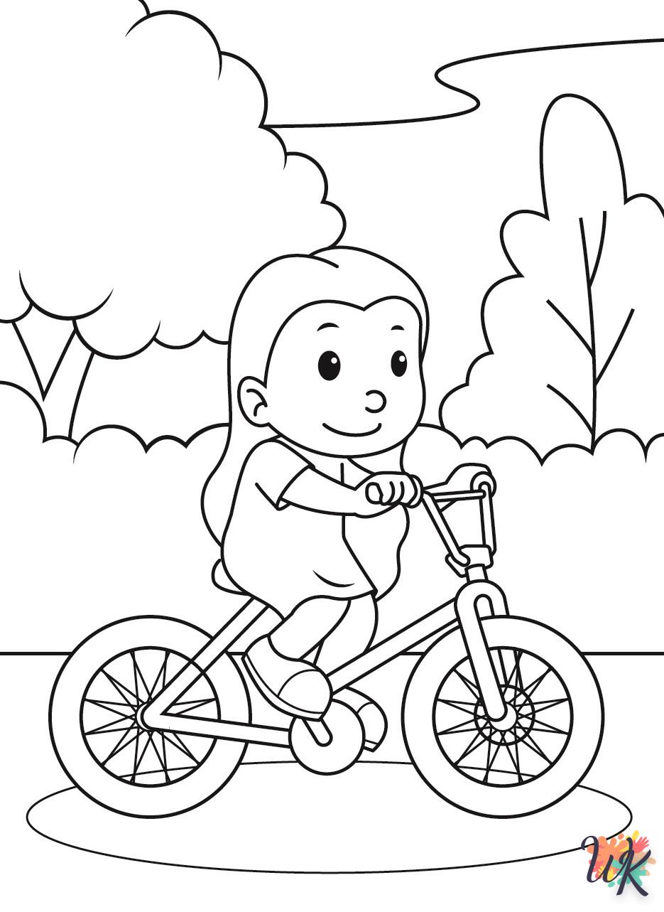 Dibujos para Colorear Bicicleta