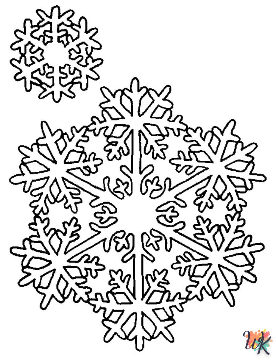 Dibujos para Colorear Copo de nieve 31