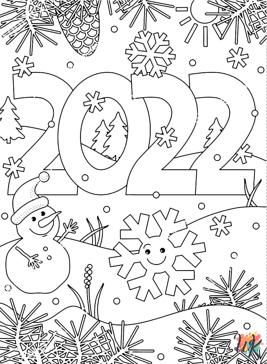 Dibujos para Colorear Copo de nieve 34