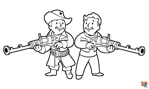 Dibujos para Colorear Fallout 4 24