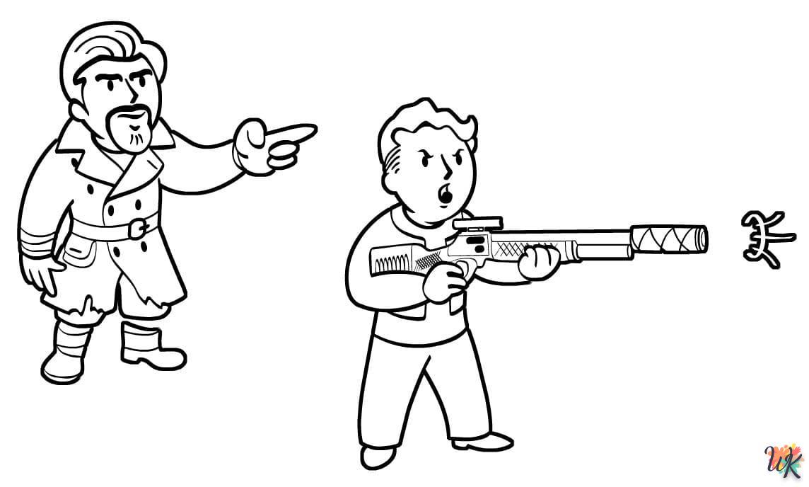 Dibujos para Colorear Fallout 4 36
