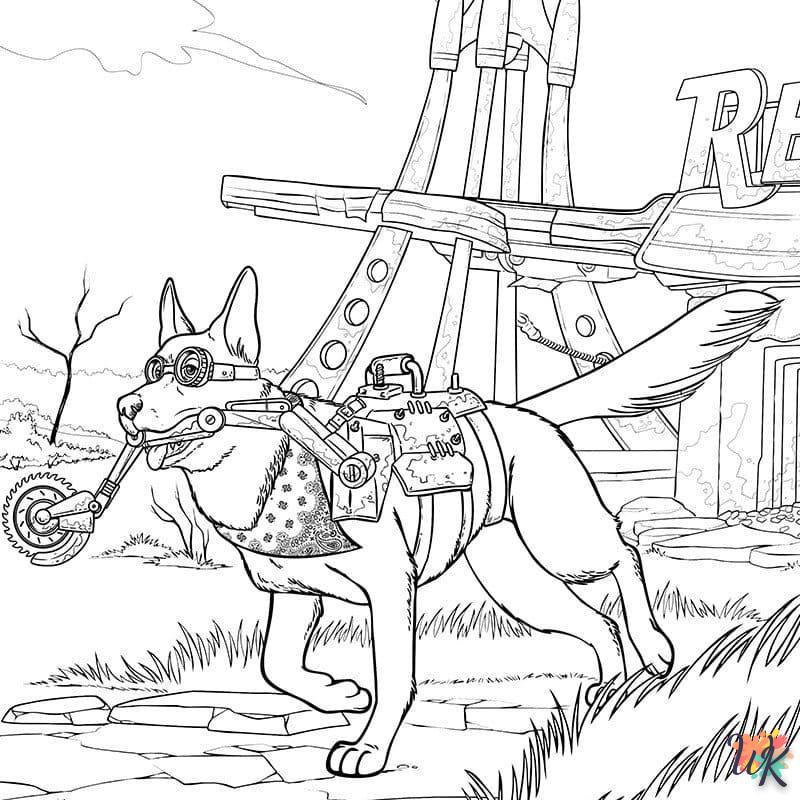 Dibujos para Colorear Fallout 4 9
