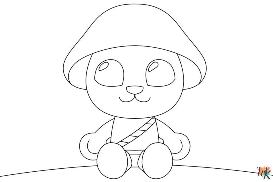 Dibujos para Colorear Gato Pitufo 9