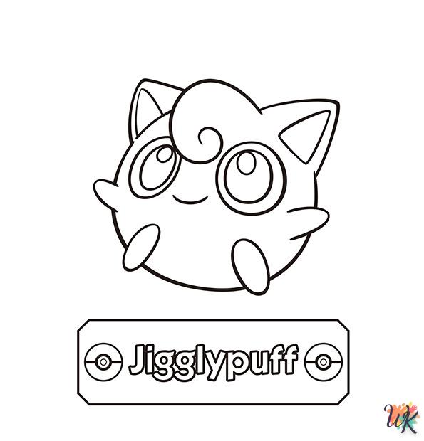 Dibujos para Colorear Jigglypuff 22