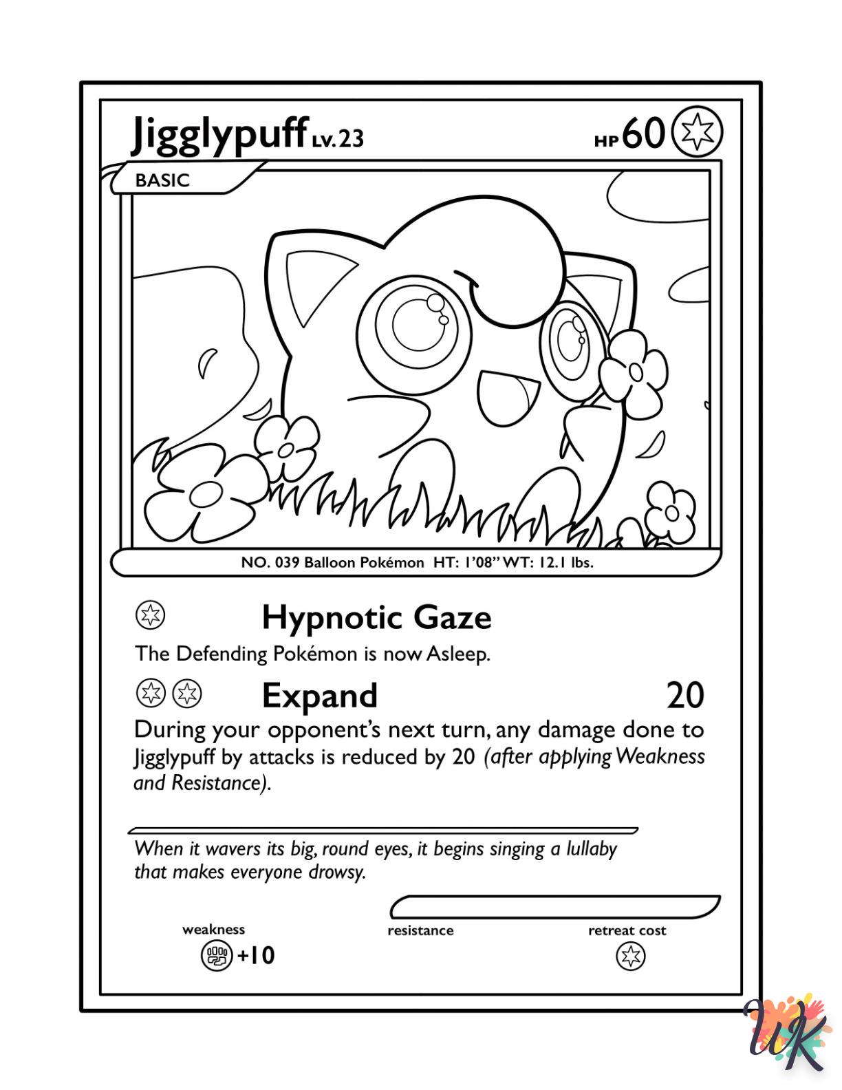 Dibujos para Colorear Jigglypuff 40