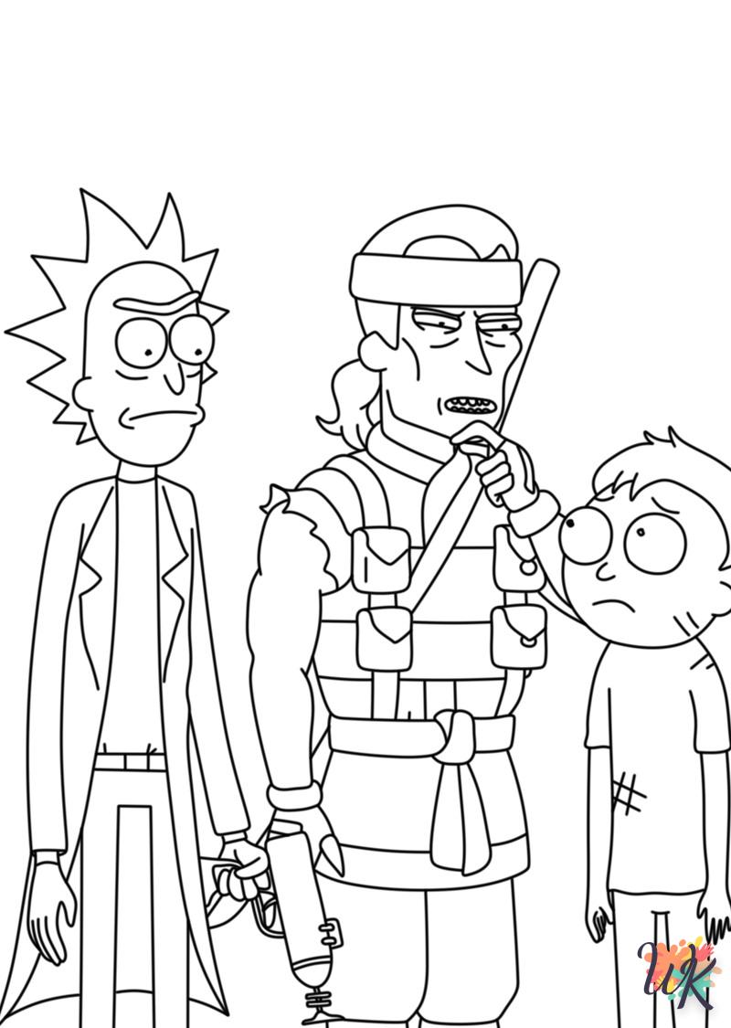 Dibujos para Colorear Rick y Morty 69