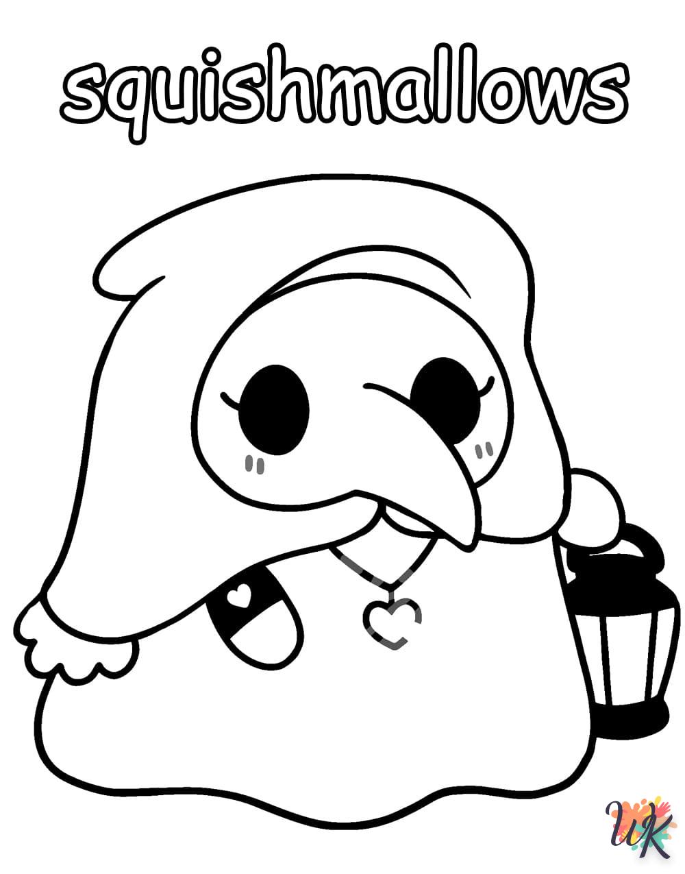 Dibujos para Colorear Squishmallows 12