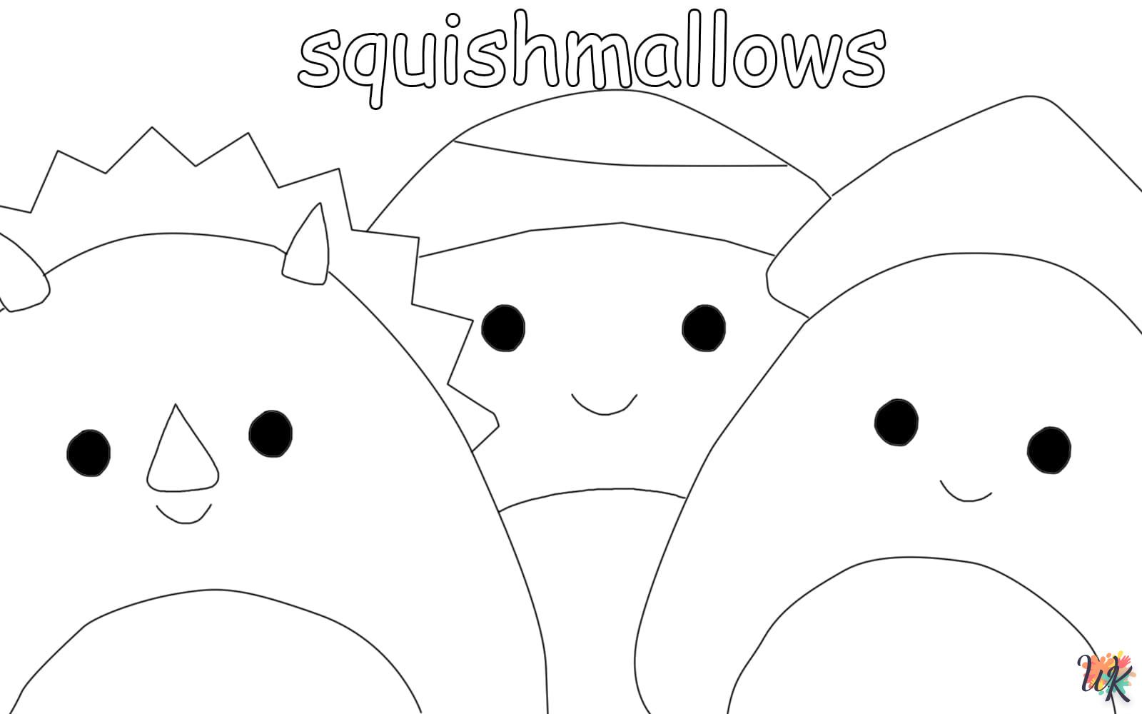 Dibujos para Colorear Squishmallows 17