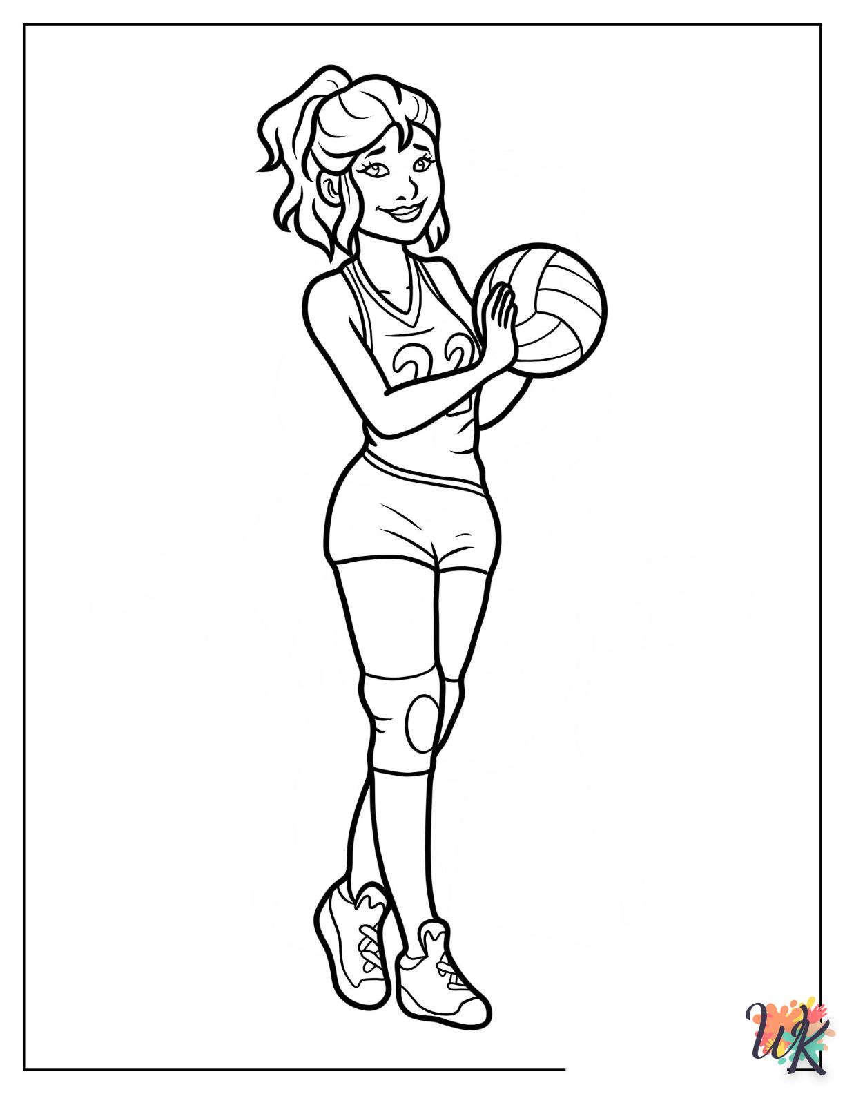Dibujos para Colorear vóleibol
