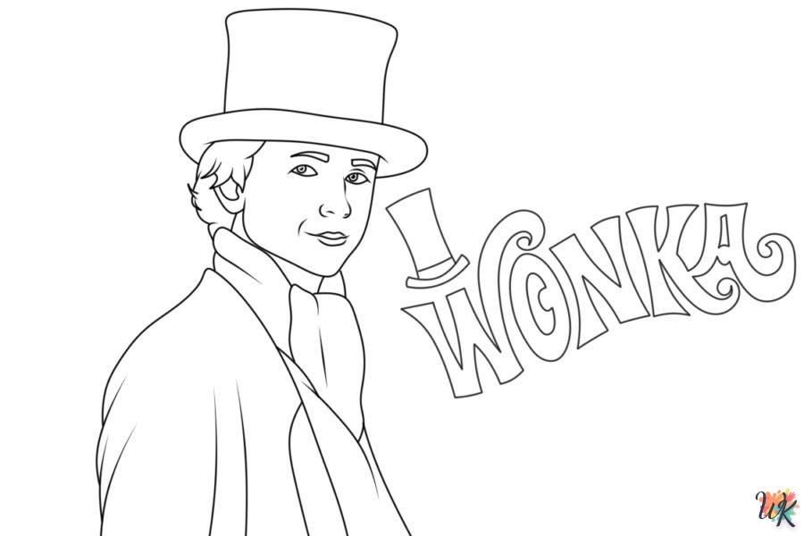 Dibujos para colorear Wonka 1