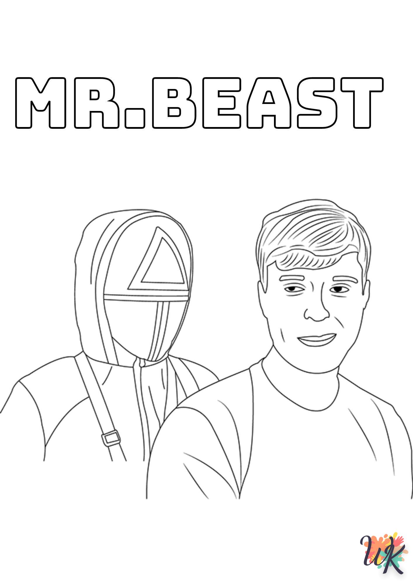 MrBeast para colorear 1