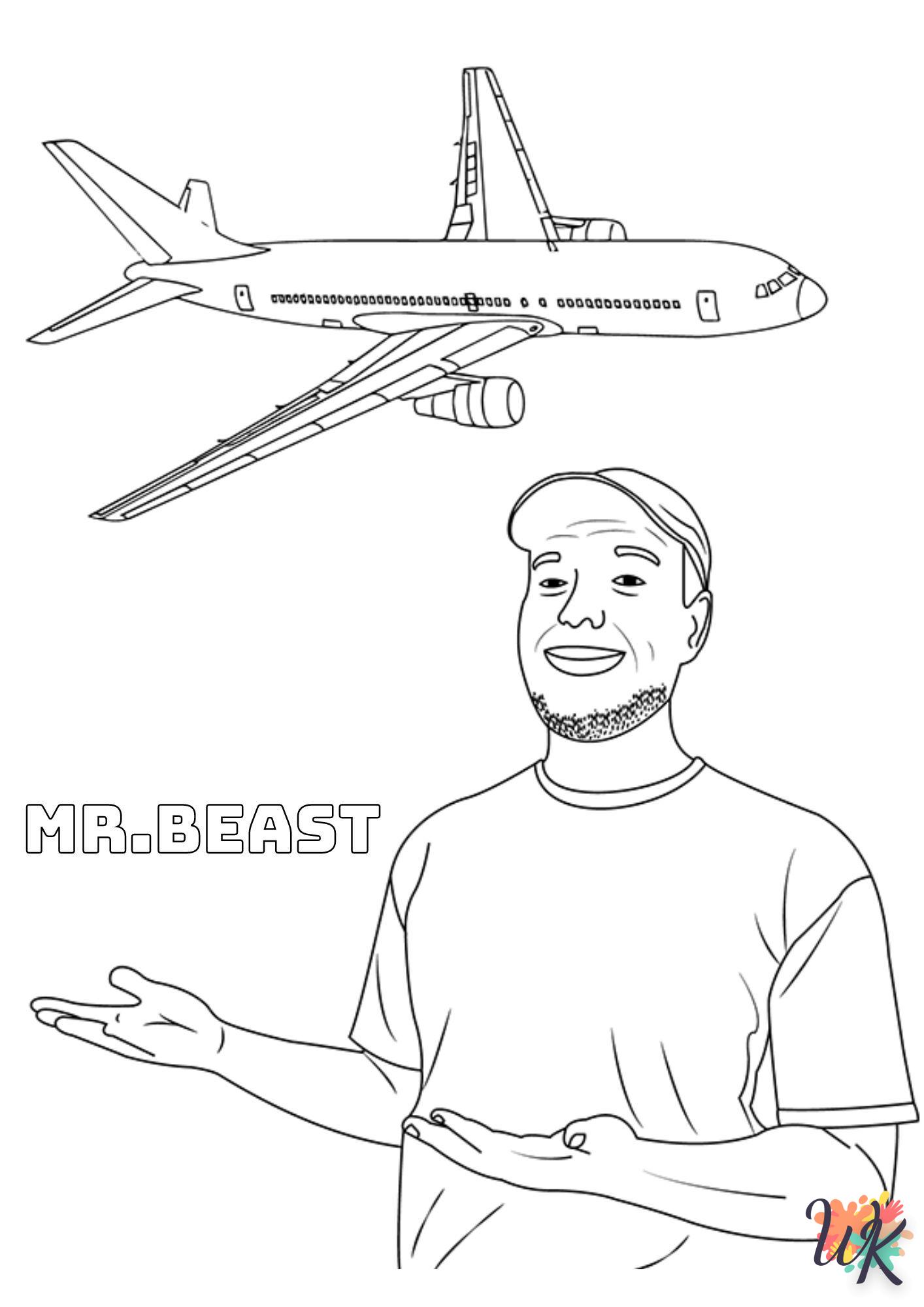 MrBeast para colorear 2